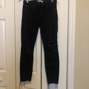 Gap True Skinny black jeans